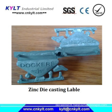 Zinc Die Casting label